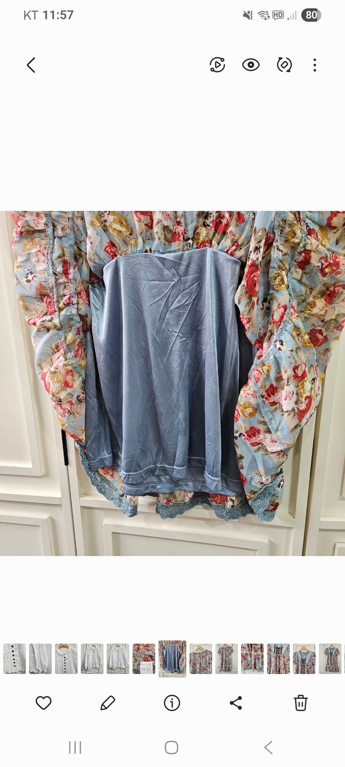 엑시즈팜(axes femme) 빈티지 플라워 레이스 원피스 상품이미지7