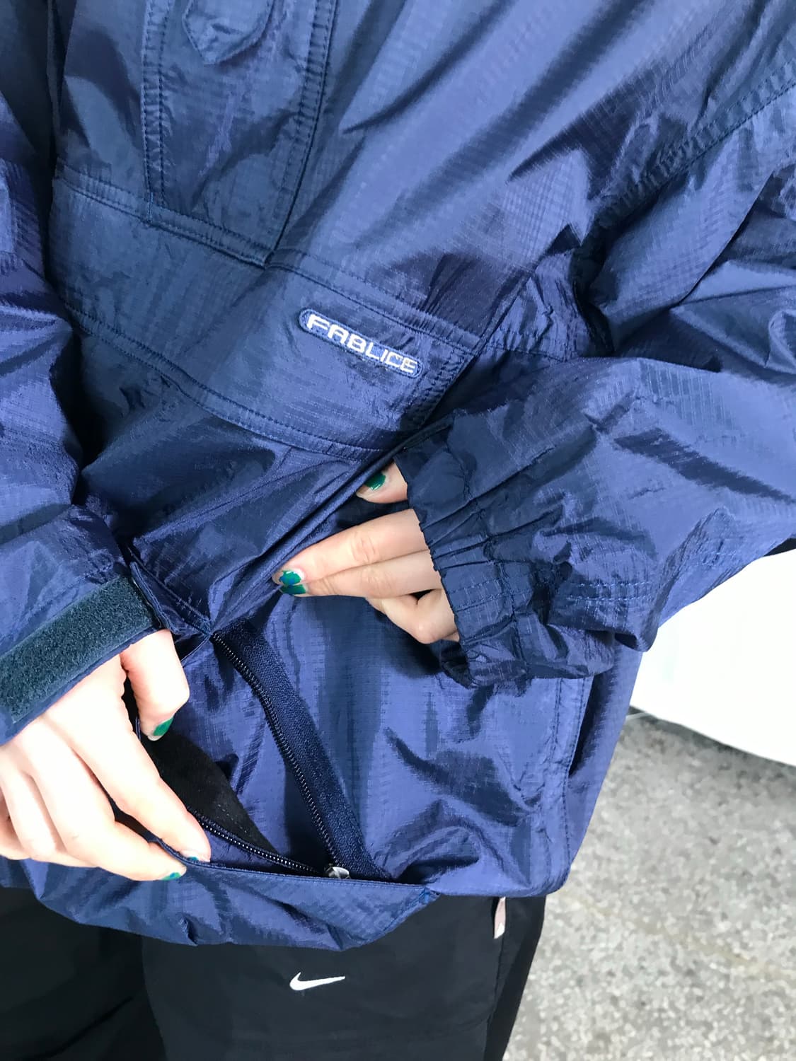 네이비 스키장 아노락  상품이미지8