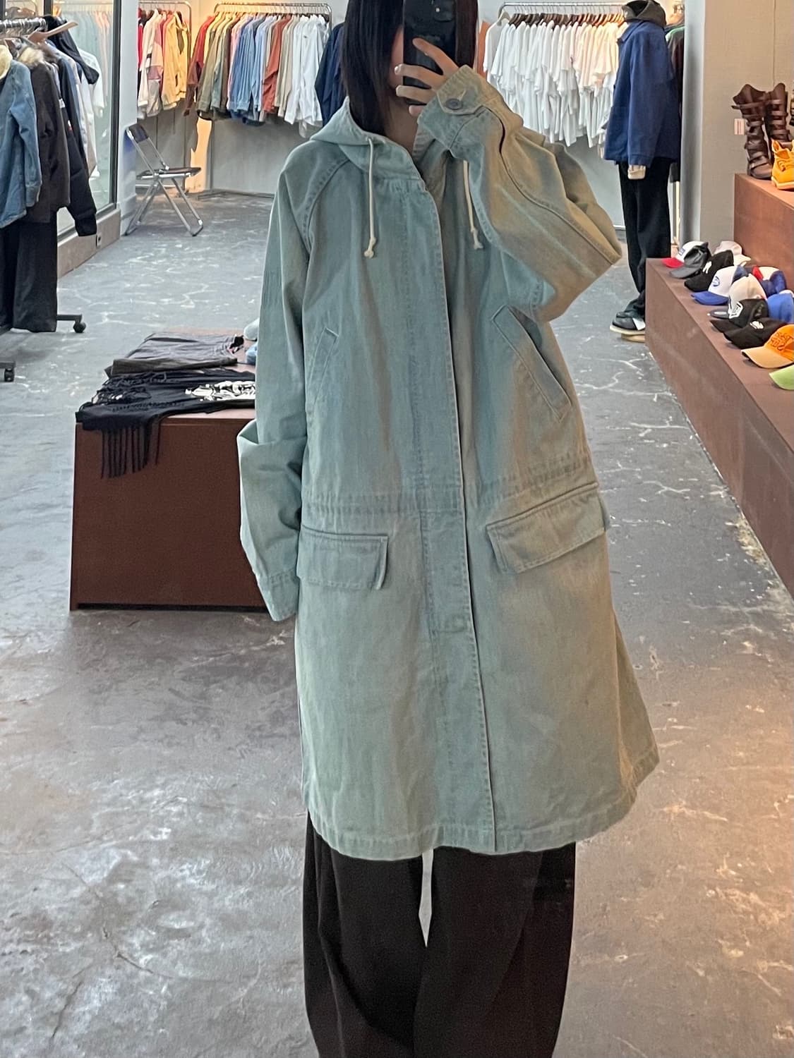 스투시 데님 파카 H1120 상품이미지1