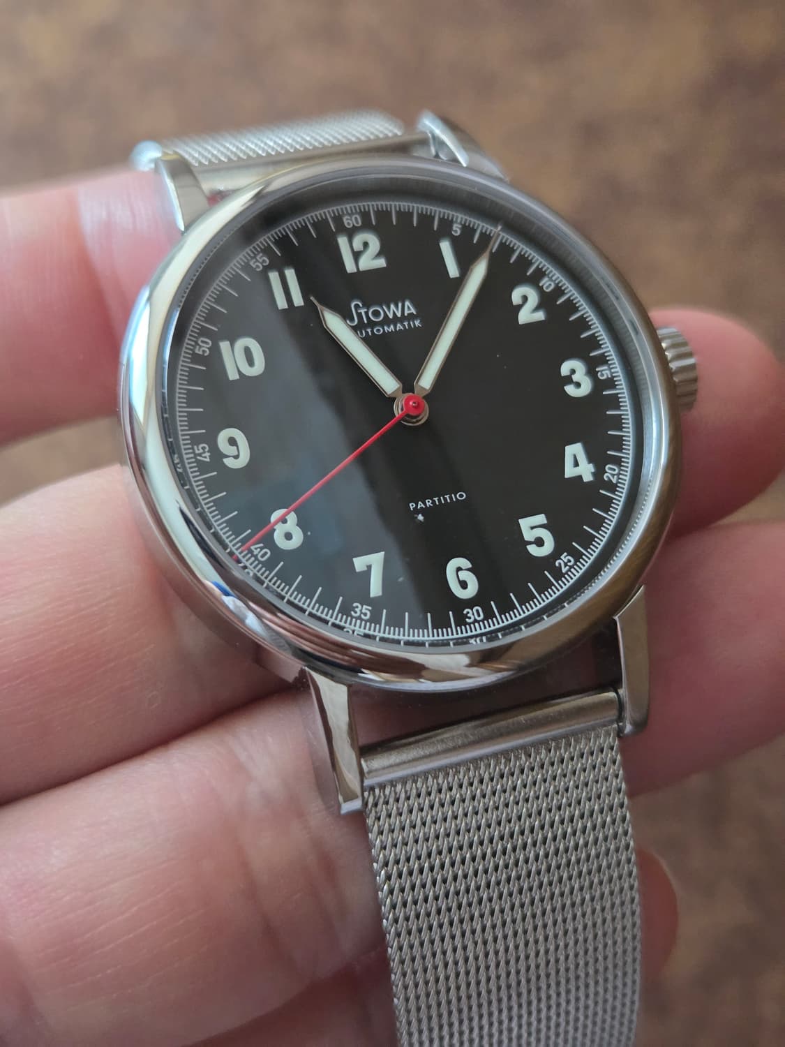 스토바 파티쇼 37mm 레드세컨즈 오토매틱시계 상품이미지3