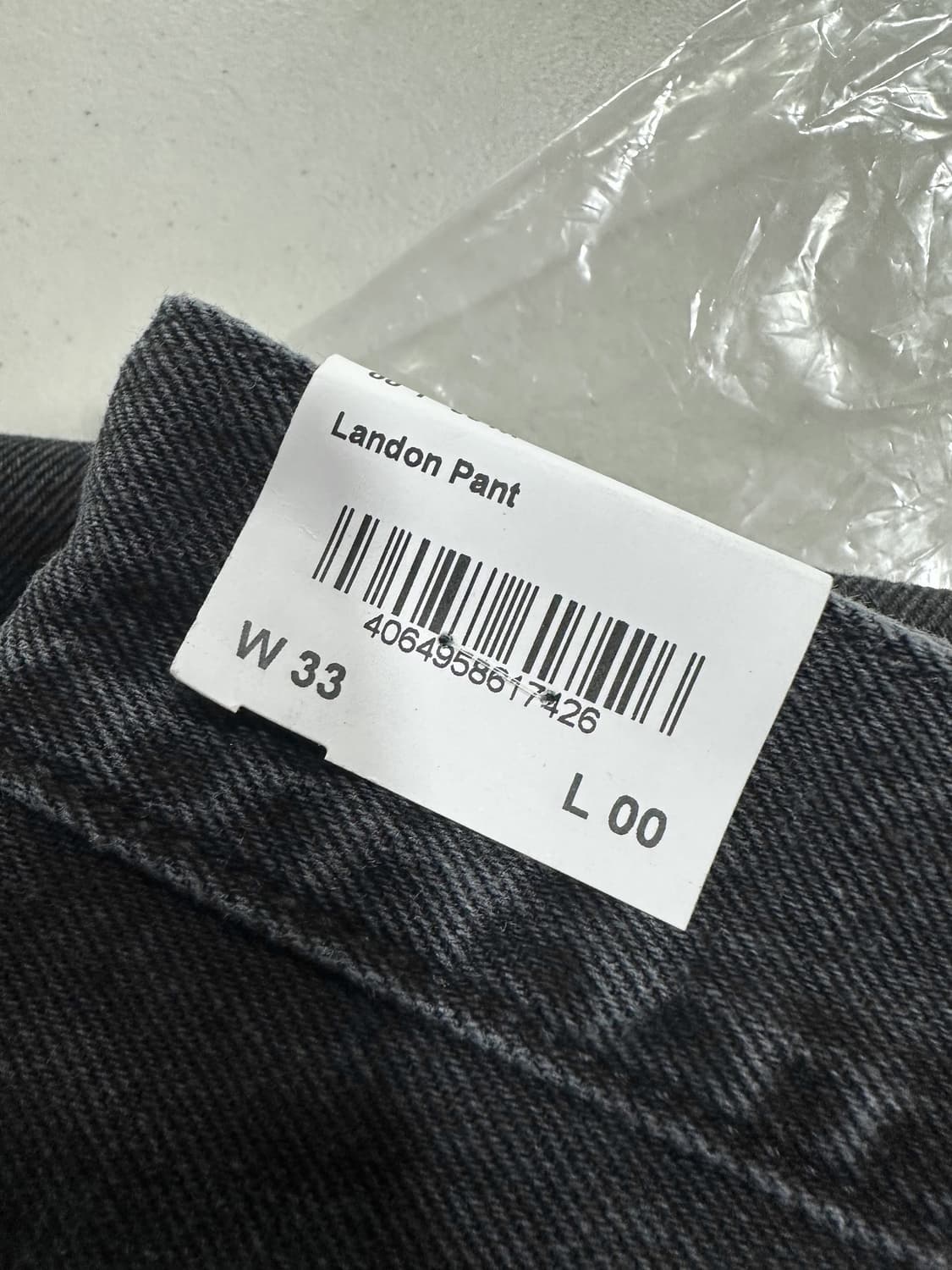 칼하트WIP 로버트슨 블랙진  32,33,34사이즈 새상품 상품이미지4