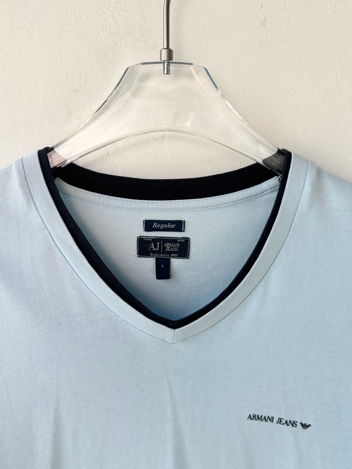 아르마니 진스 브이넥 티셔츠 상품이미지3