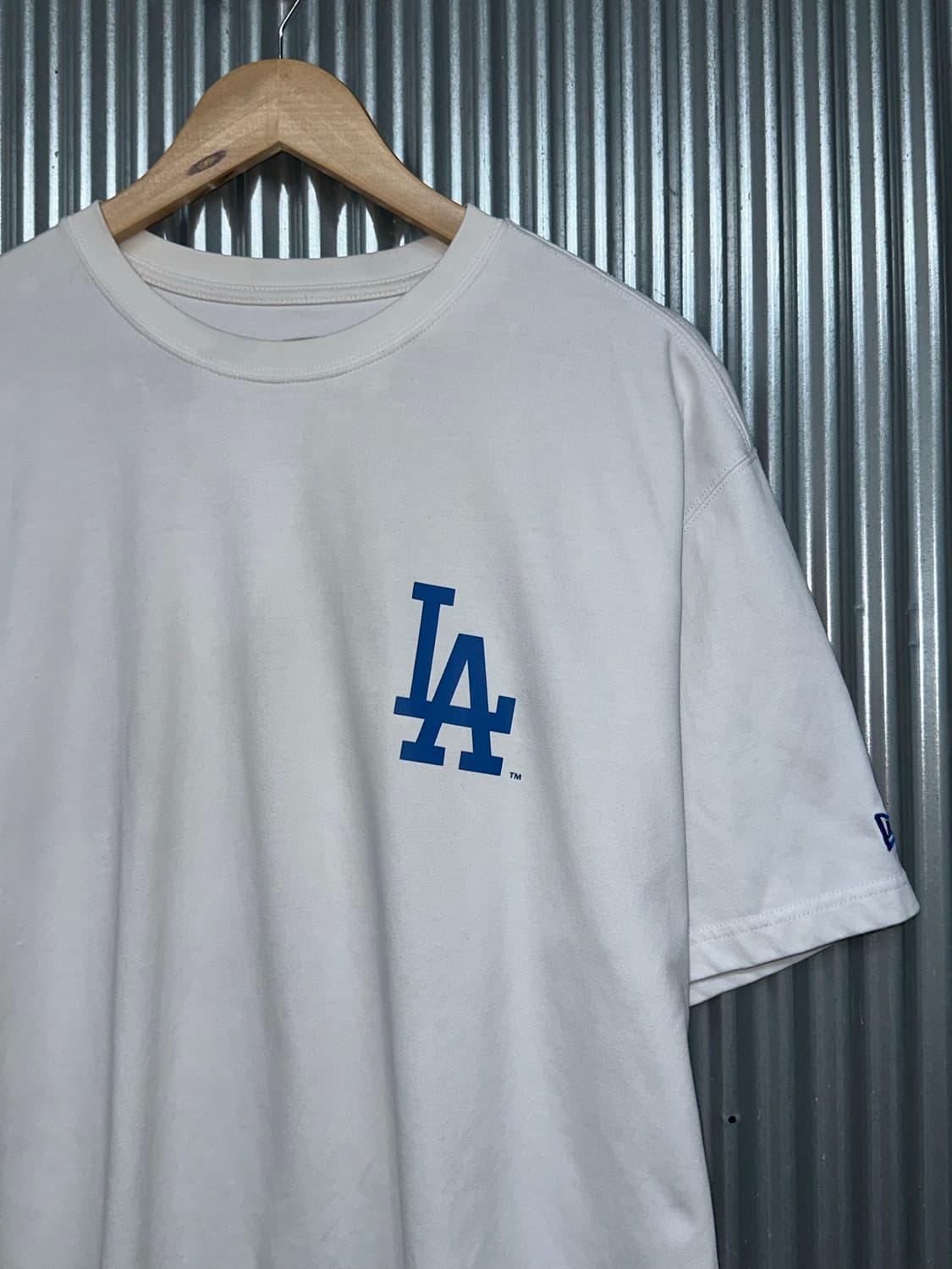 [XXL] 뉴에라 LA 다저스 페이즐리 그래픽 티셔츠 화이트  상품이미지1
