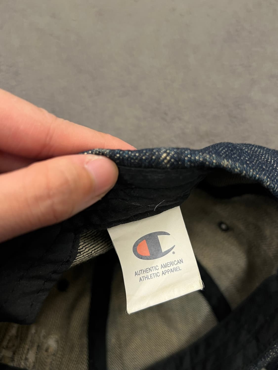 챔피온 90s 빈티지 데님 캡 처분  상품이미지3