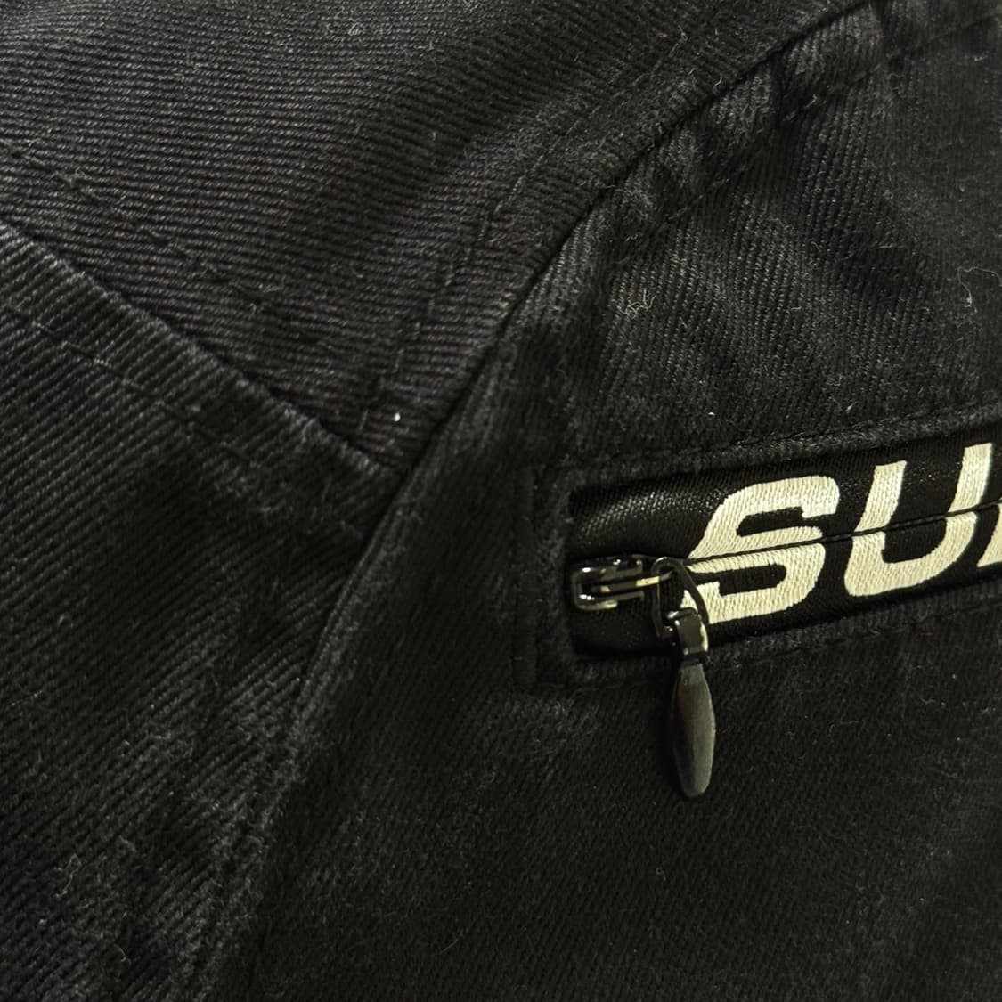 [새상품] 슈프림 Supreme 26ss 사이드 집 캠프캡 블랙 상품이미지3