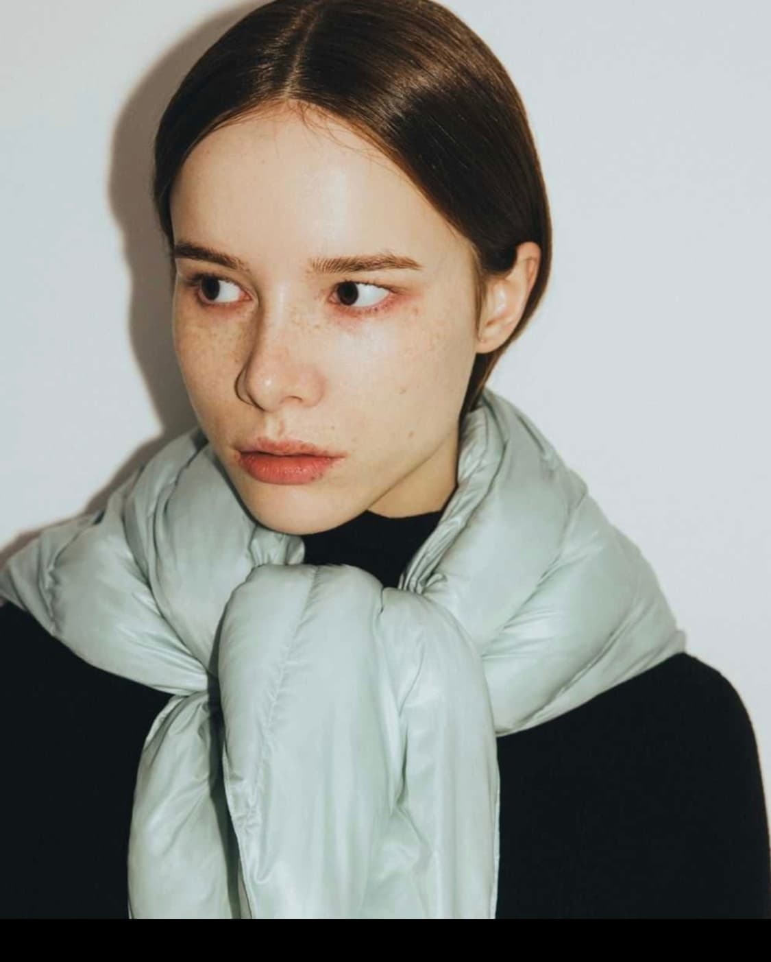 (스카프증정)무신사 GRAENN 그라인 오버사이즈 에코 푸퍼 패딩 점퍼 상품이미지9