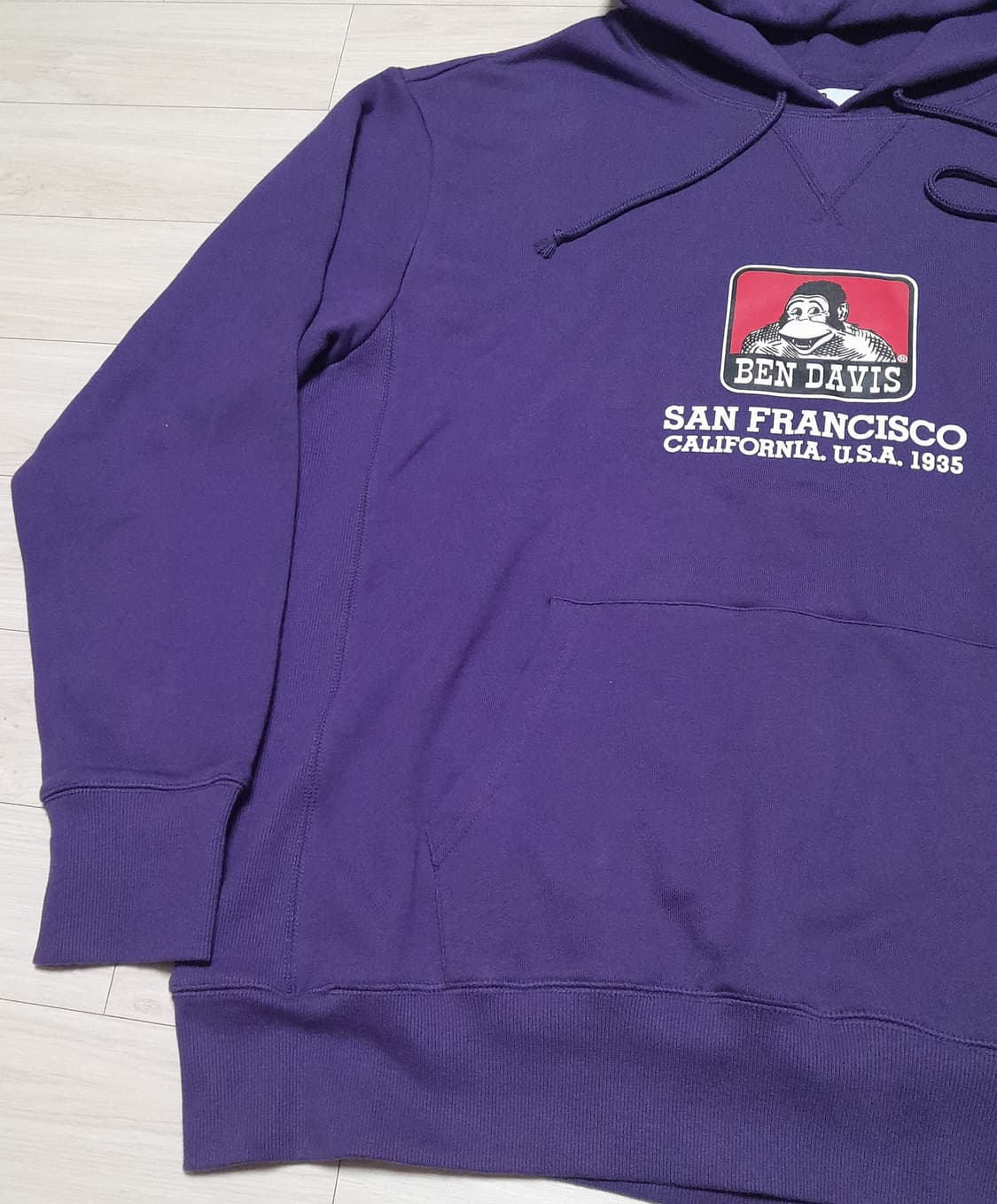 💥벤데이비스 일판 오리지널 후드 퍼플 (XL)
 상품이미지6