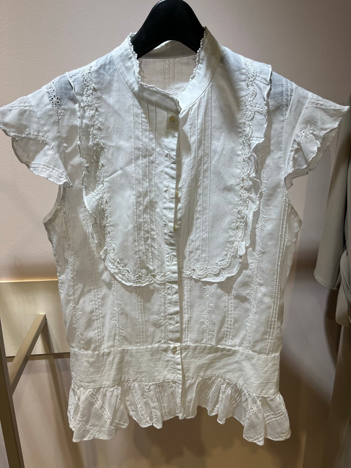 일본 린넨+코튼 블라우스 상품이미지1