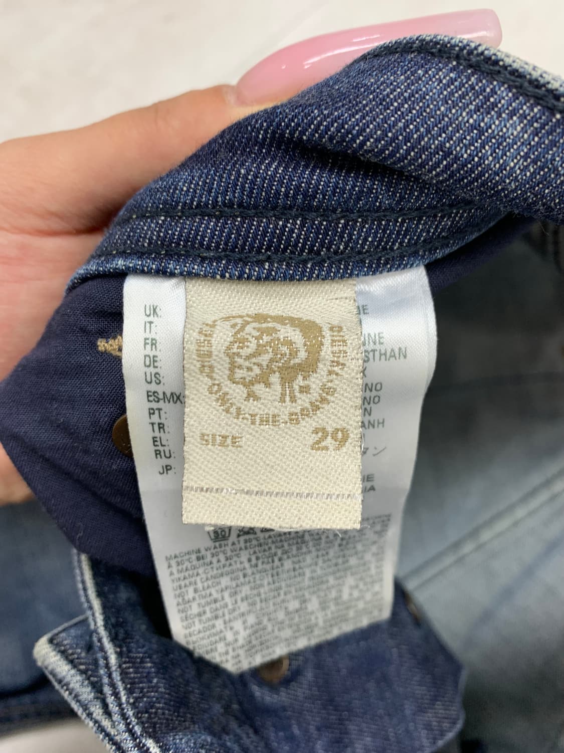 디젤 워싱 데님 팬츠 #523 상품이미지6