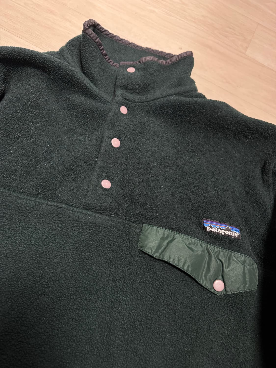 [M] 90s 파타고니아 신칠라 빈티지 포레스트 그린 상품이미지5