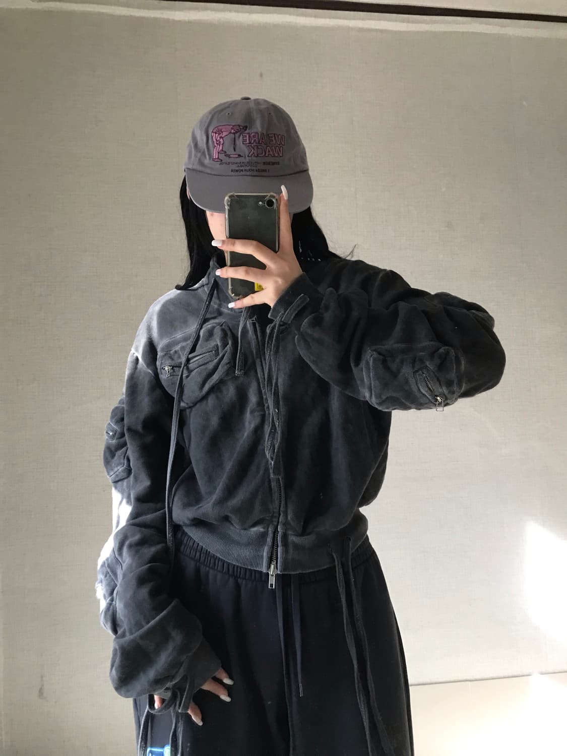 빈티지 드레이프 멀티포켓 집업 상품이미지1