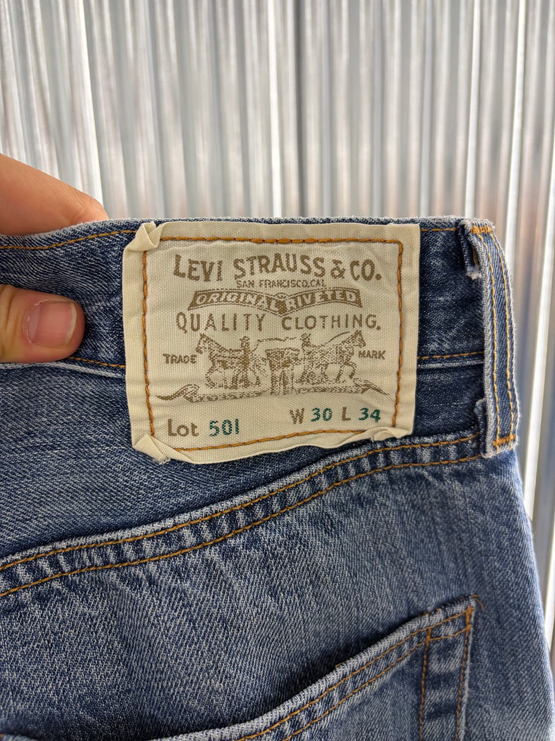 Levi's 501 1947 limited edition denim 30 상품이미지6