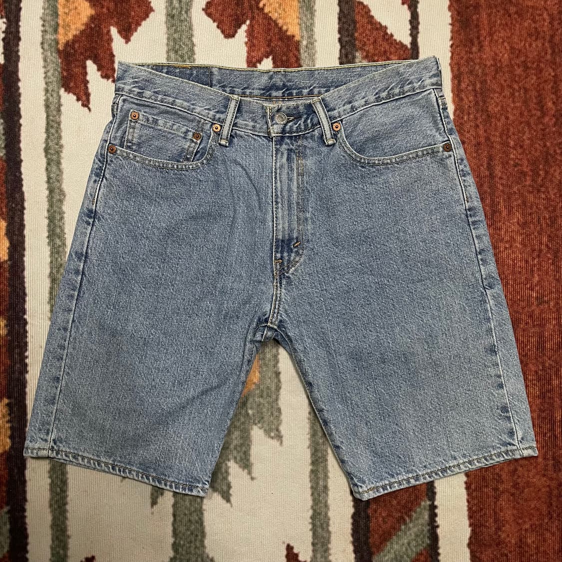 [32] Levis 리바이스 505 데님 쇼츠 숏츠 하프 청반바지 청바지 상품이미지1