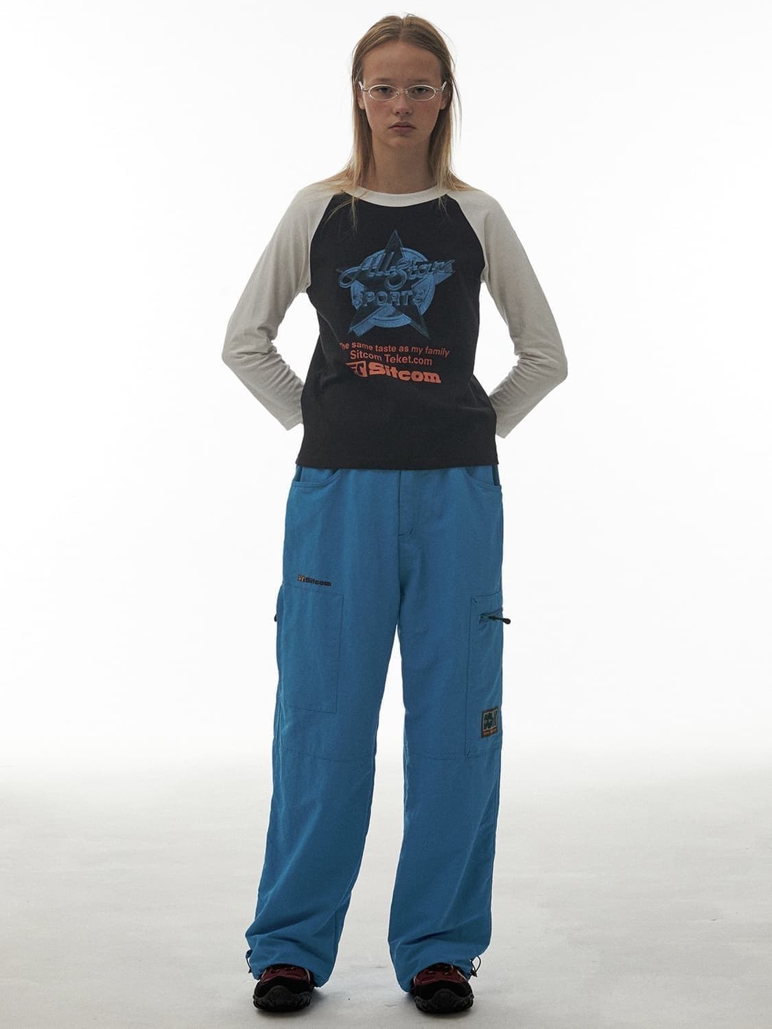 [M]테켓(Teket) 스토리지 팬츠 블루 상품이미지2