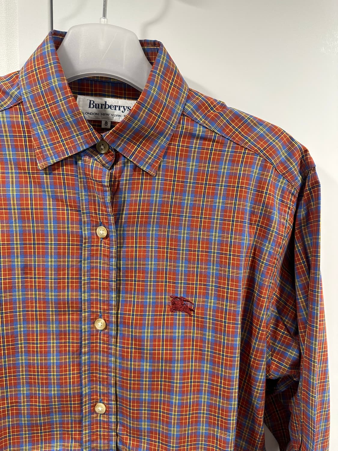 정품 버버리 체크 셔츠 (사이즈 8) 상품이미지3