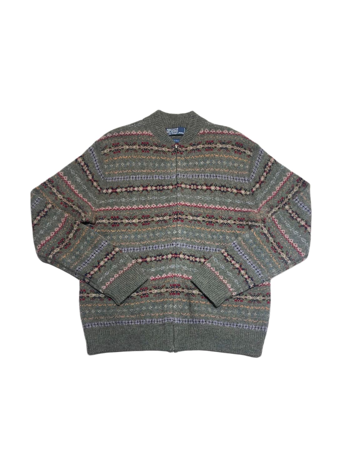 폴로 울 니트집업 상품이미지1