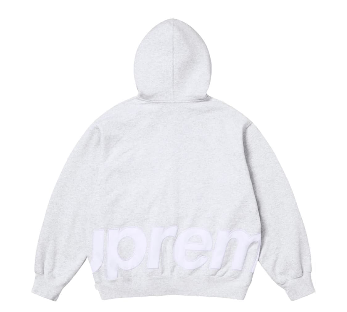 슈프림 빅 로고 집업 후드 M사이즈 상품이미지2