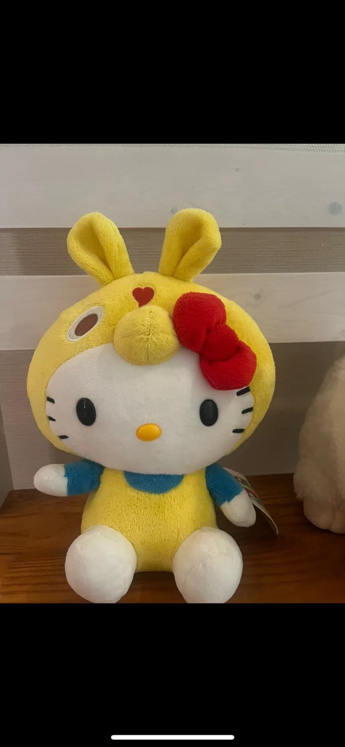 (고전 빈티지)헬로키티 로디 콜라보 토끼 코스튬 인형 30cm 상품이미지2