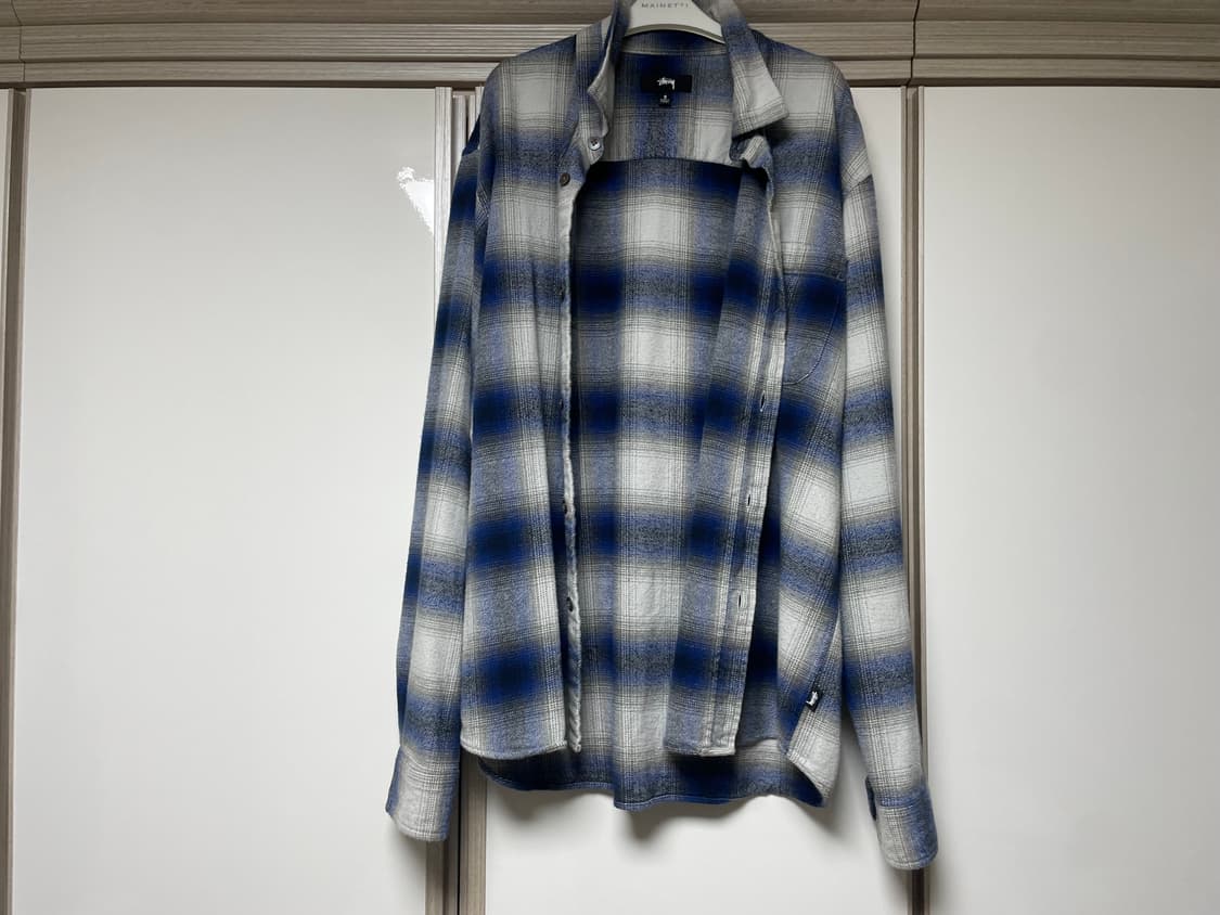 [S] Stussy 스투시 베이 플레이드 셔츠 상품이미지3