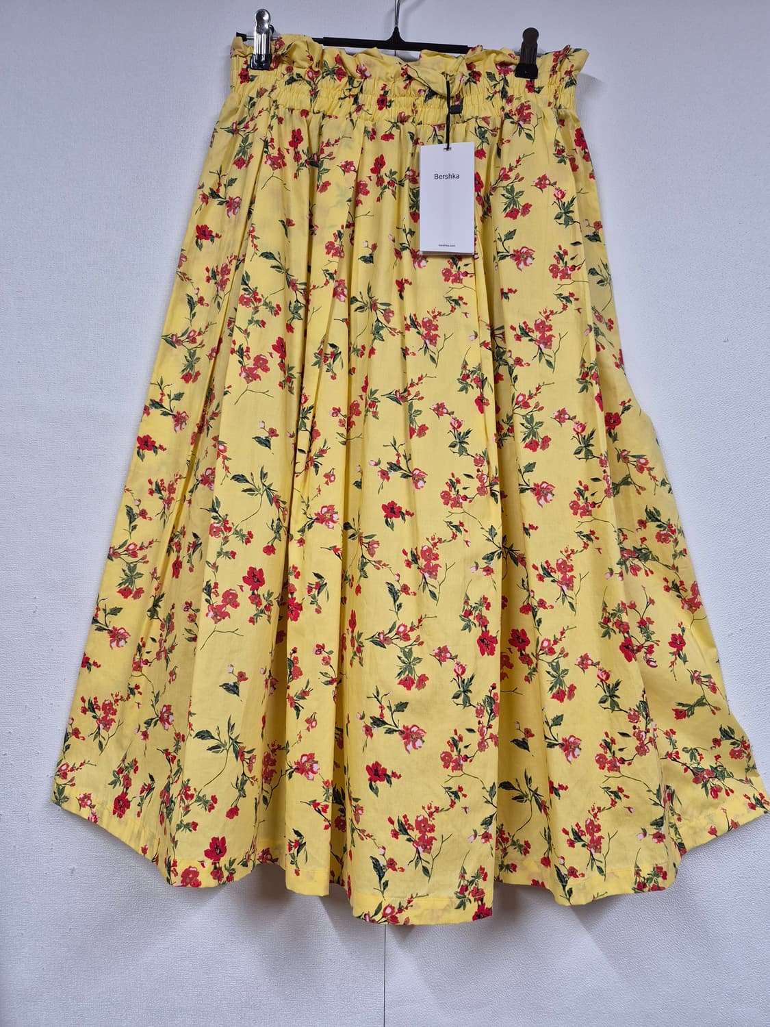 택 노랑 플라워 스커트 상품이미지1