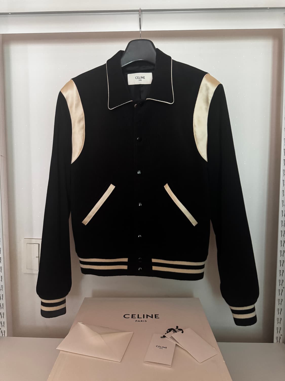 셀린느 코듀로이 테디 바시티 자켓 50 상품이미지1