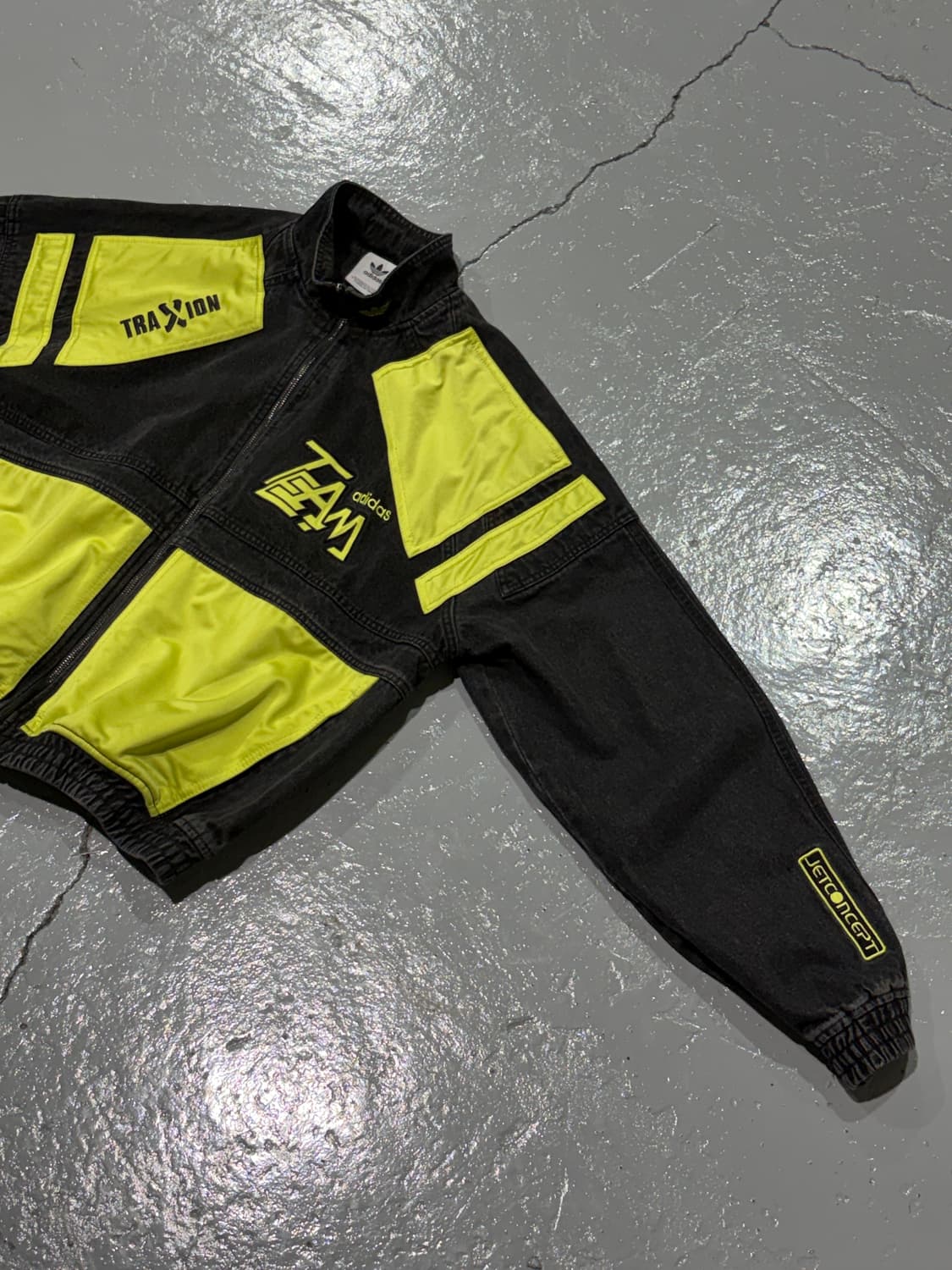 아디다스(adidas) 아딜레늄 시즌 2 모토 데님 자켓 블랙 상품이미지3