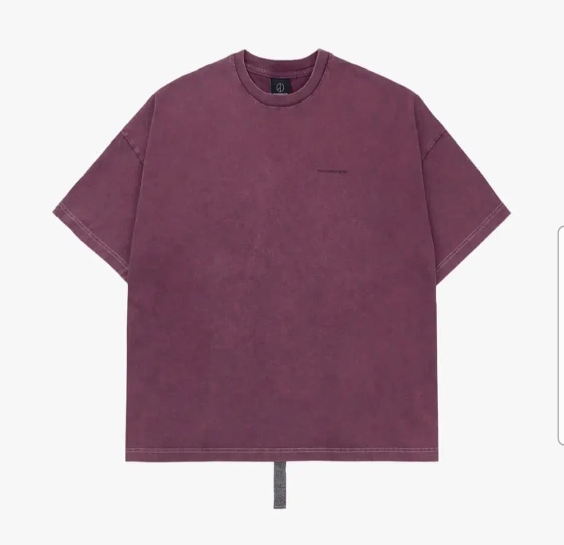 피스마이너스원 빈티지 티셔츠 #1 버건디 상품이미지1