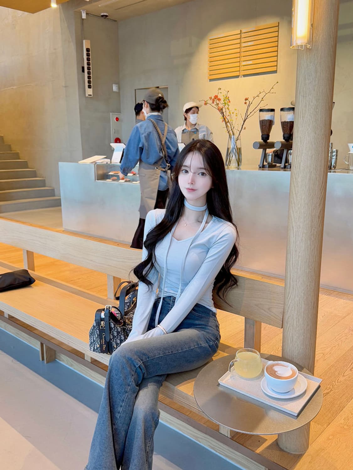 메이윤 25ver. [자체제작] 4넥 만능 모달 티셔츠 상품이미지3