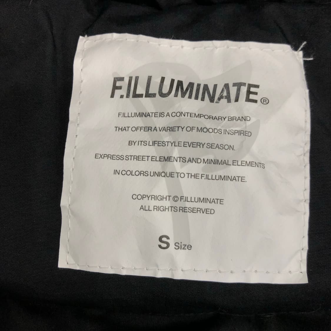 필루미네이트 투웨이 오버핏 심볼 로고 후드 패딩 상품이미지5