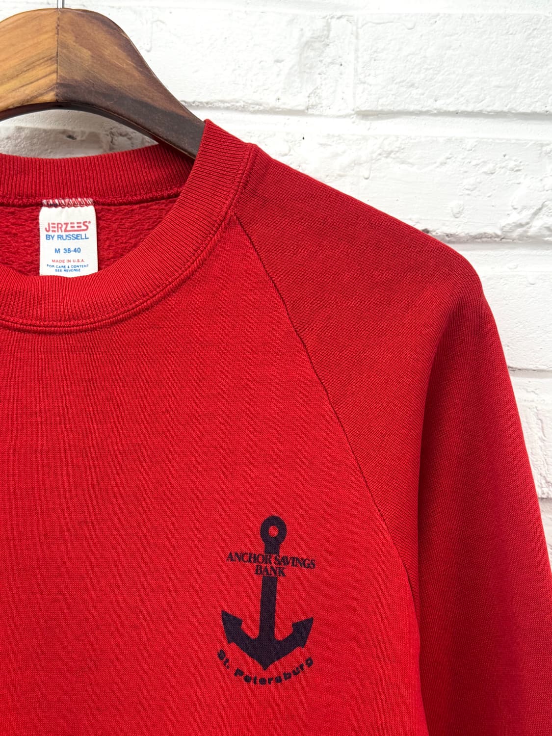 Jerzees 레드 앵커 맨투맨 상품이미지4