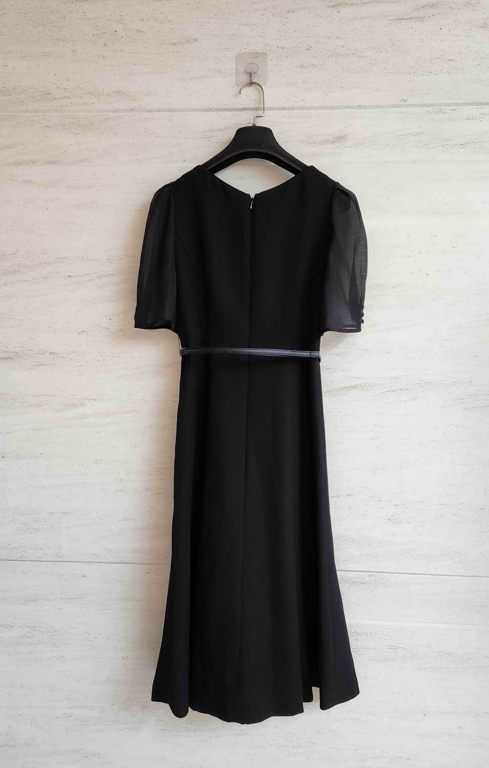 JJ지고트 시스루 슬리브리스 원피스 55사이즈 상품이미지7