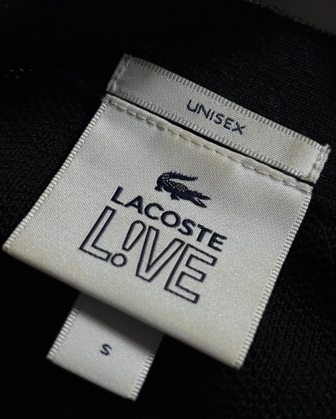 Lacoste 라코스테 블랙 로고 브이넥 가디건 상품이미지4