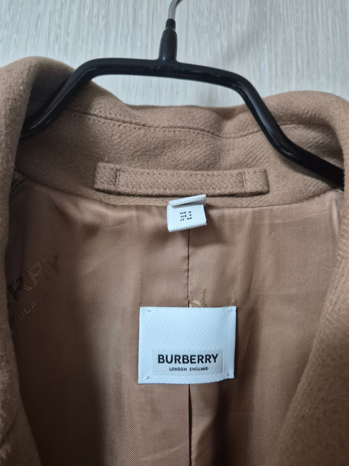 (정품) 버버리 크랜스톤 울 캐시미어 트렌치코트 34 (23년) 상품이미지7