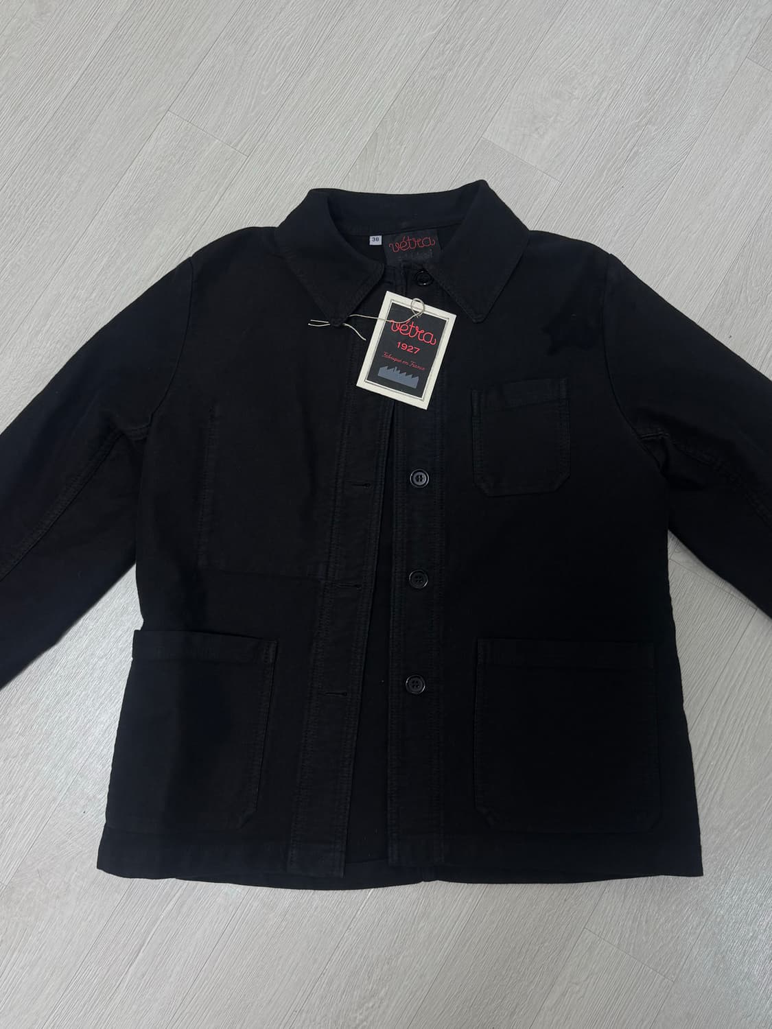 Vetra 베트라 워크자켓 몰스킨 블랙 38 상품이미지1