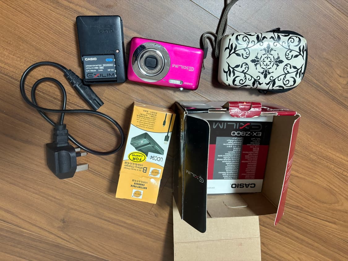 카시오 엑슬림 z800 Casio Exilim Z800 핫핑크 상품이미지2