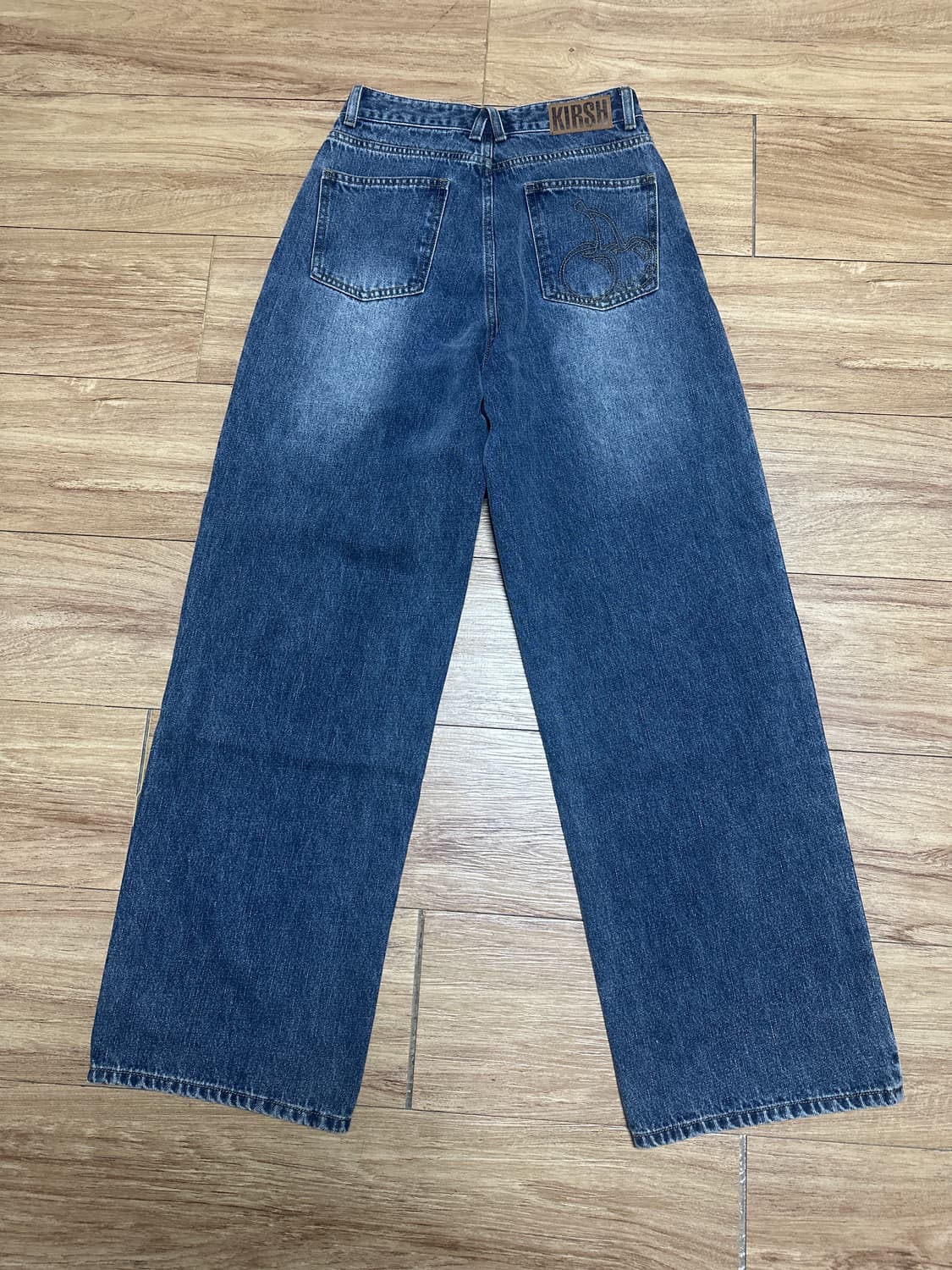 키르시 피그먼트 와이드 데님 팬츠 상품이미지5