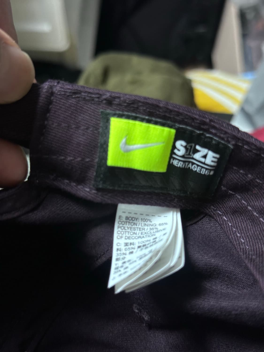 Nike 헤리티지 86 Futura Washed Cap 다크바이올렛 상품이미지5