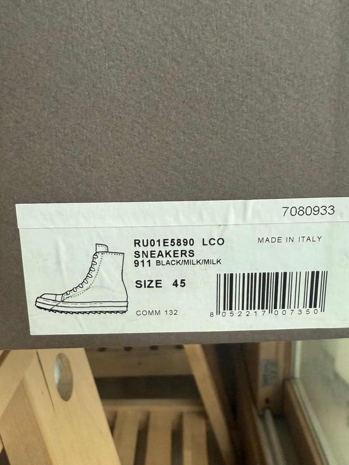 릭오웬스 45 라몬즈 하이 상품이미지5