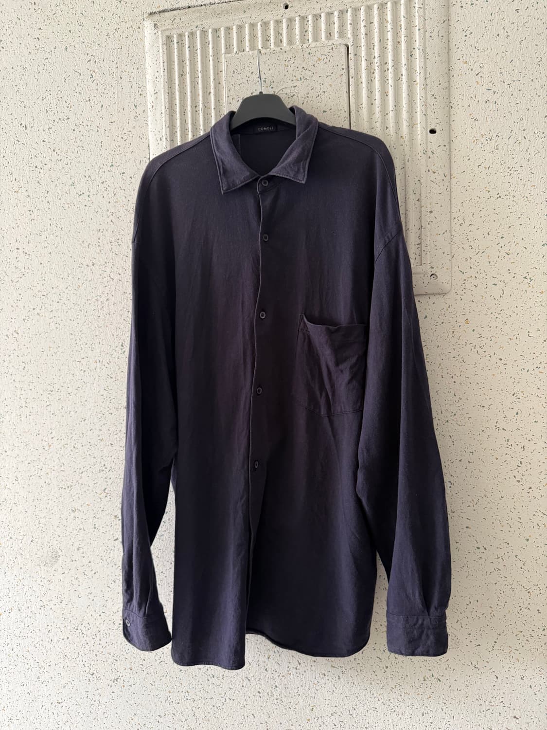 코모리 셔츠 23ss 네이비 상품이미지3