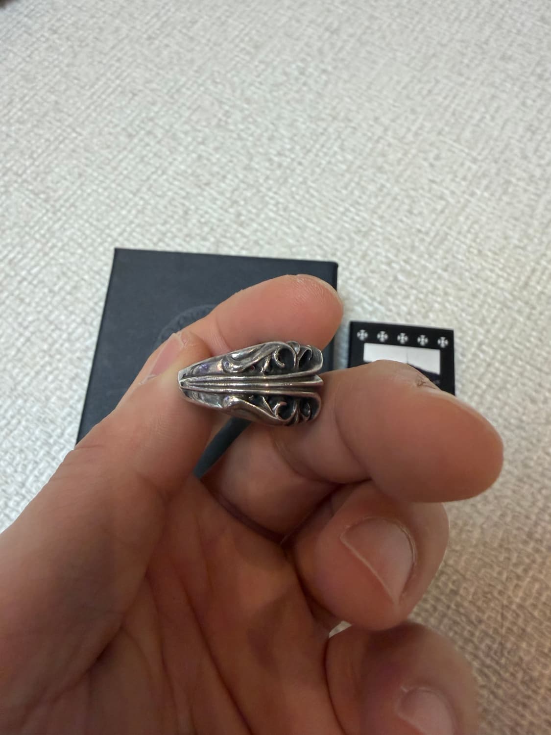 [US8, 한국17호] 크롬하츠 K&T 케이앤티 링 상품이미지6