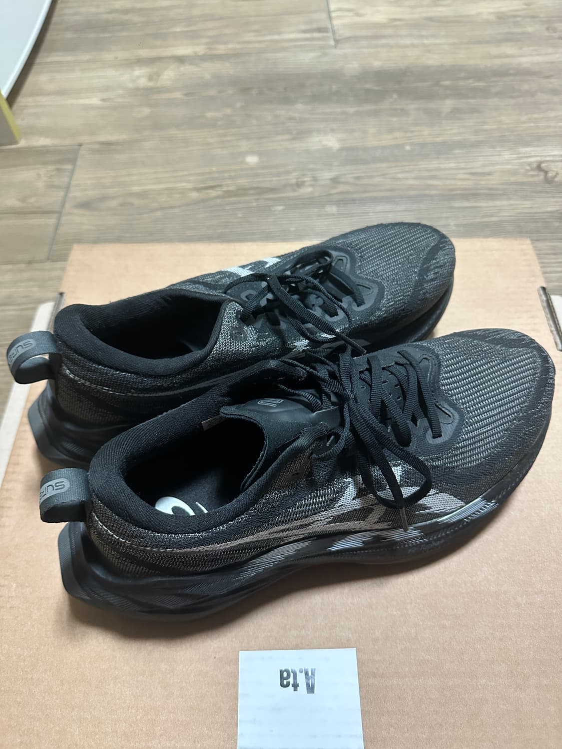 265사이즈) 아식스 슈퍼블라스트2 블랙 상품이미지1