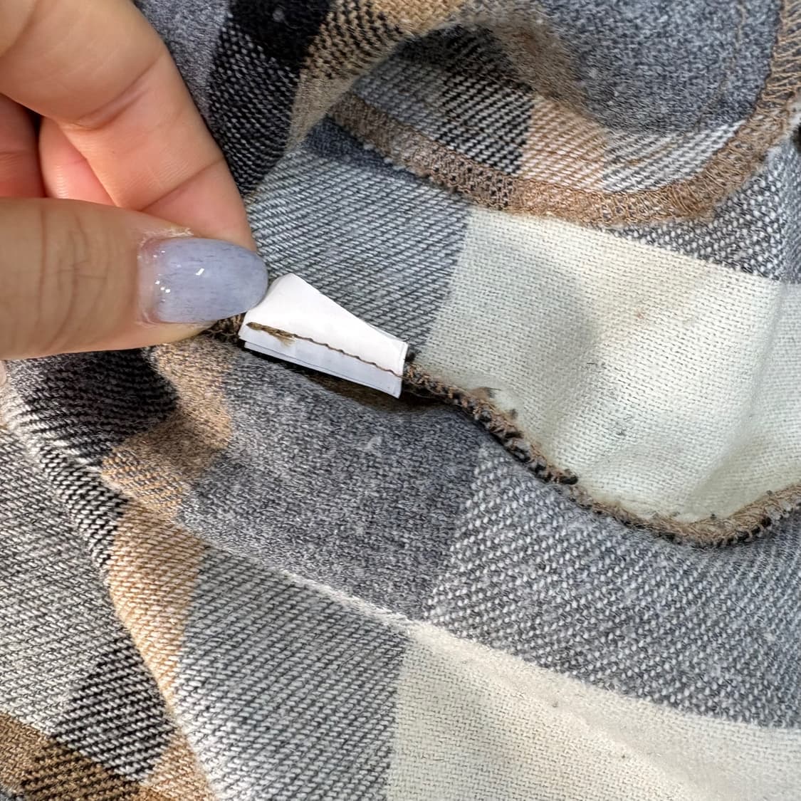 S 자라 남성 체크 셔츠 자켓 0325J 상품이미지4