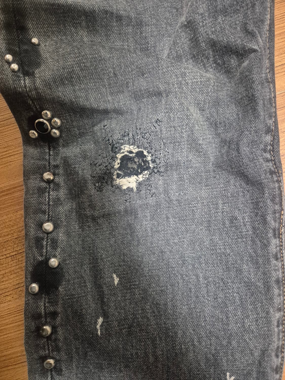 캐피탈 젬스톤 잼스톤 흑청 데님 에비스 한정판 상품이미지7