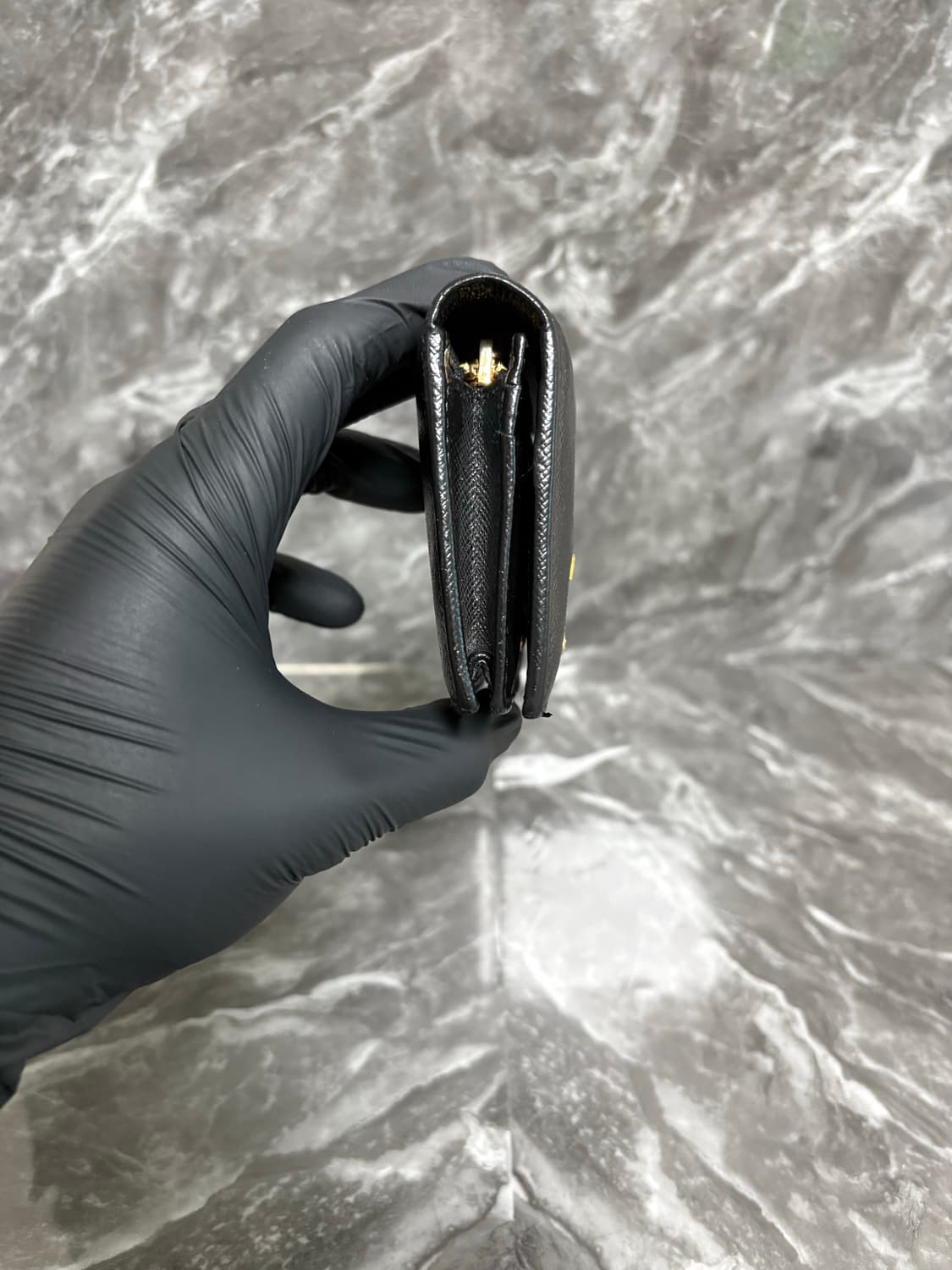 프라다 사피아노 금장 메탈로고 카드지갑 상품이미지6