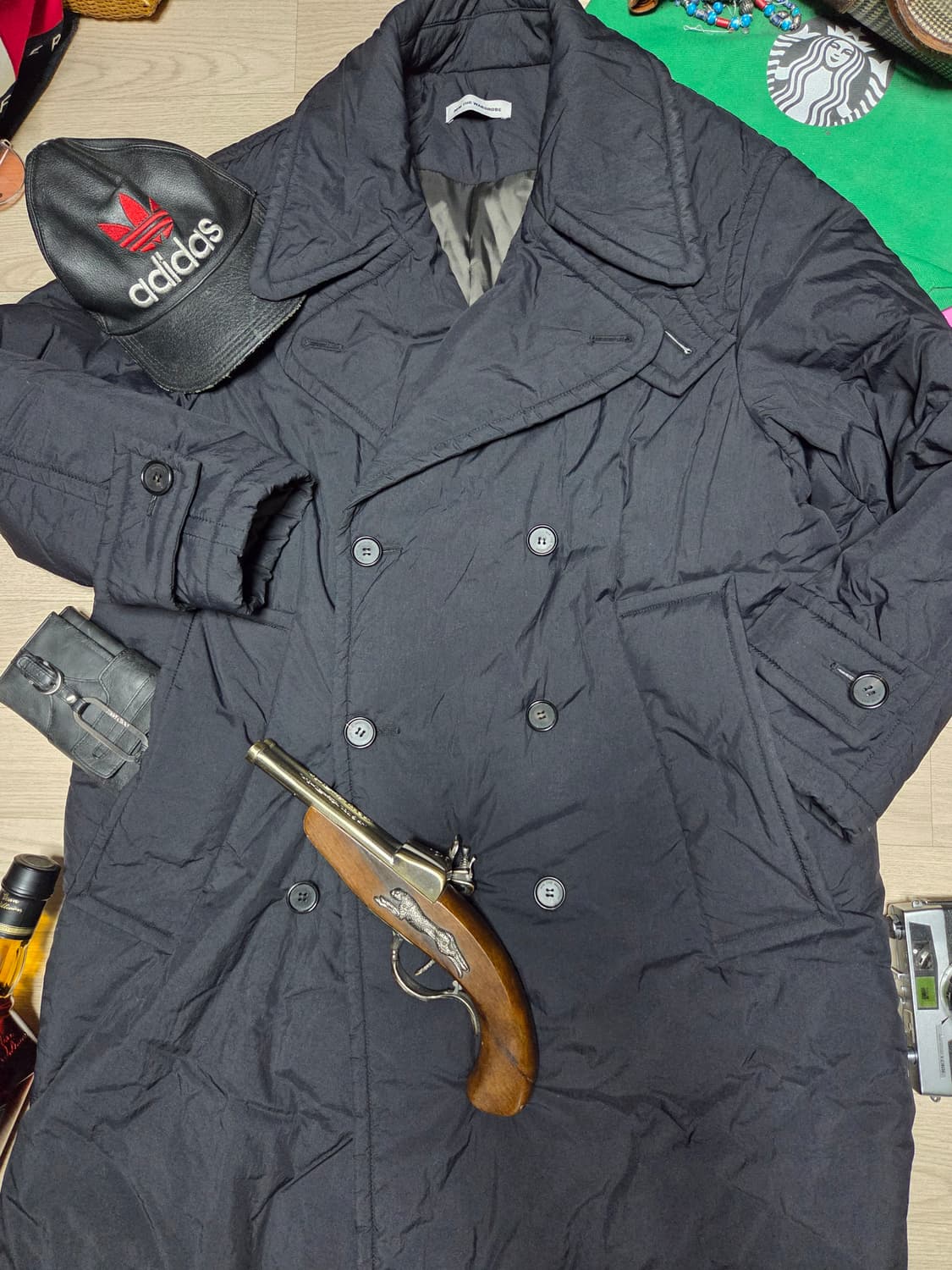 MIMTHEWARDROBE 더블 브레스티드 롱패딩 패디드 코트 상품이미지2