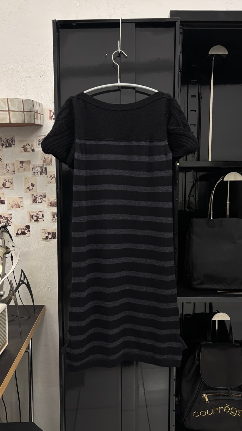 Sacai Luck striped knit puff dress 상품이미지4