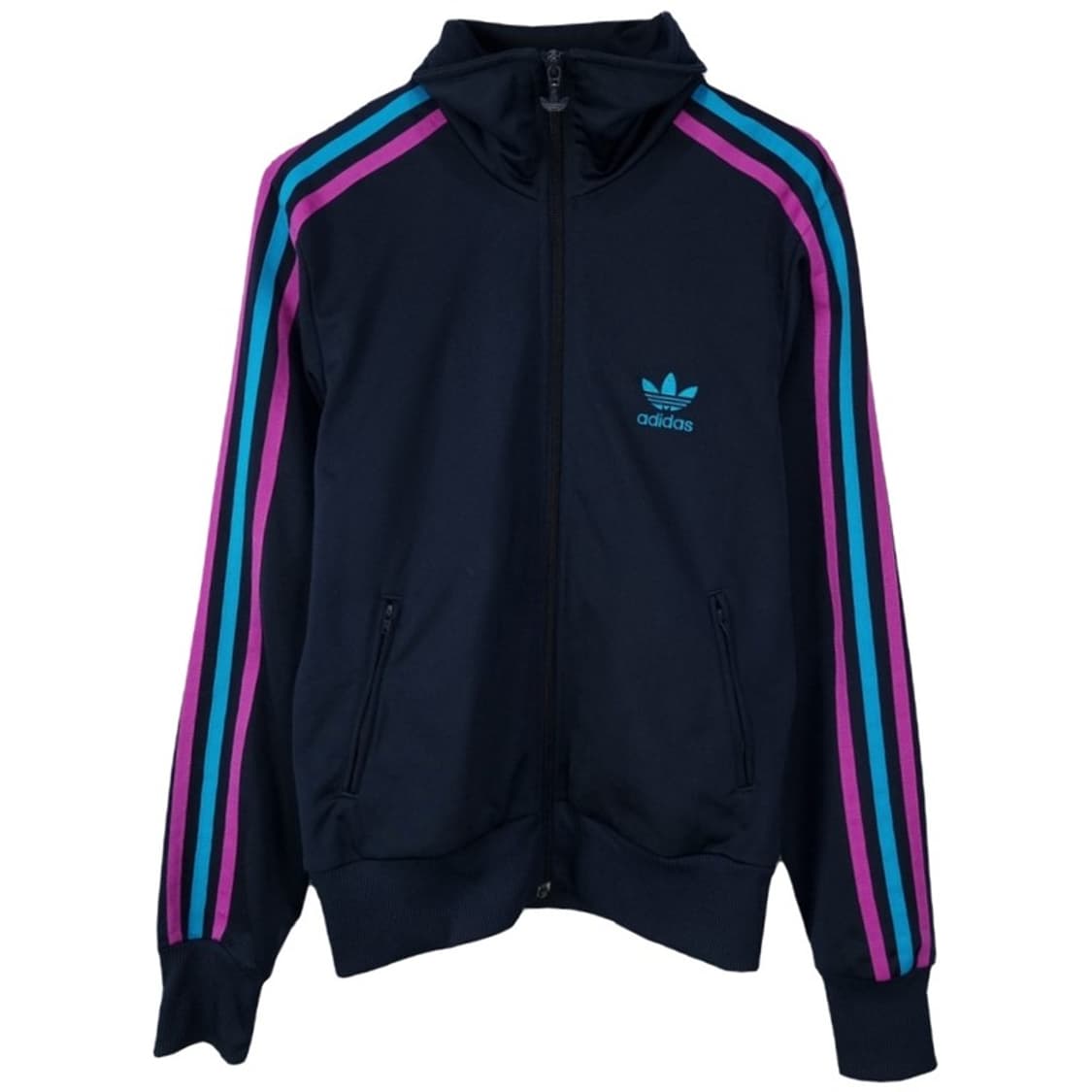 [아디다스] 빅로고 파이어버드 져지 트랙탑 집업 자켓 퍼플 M19192 상품이미지2