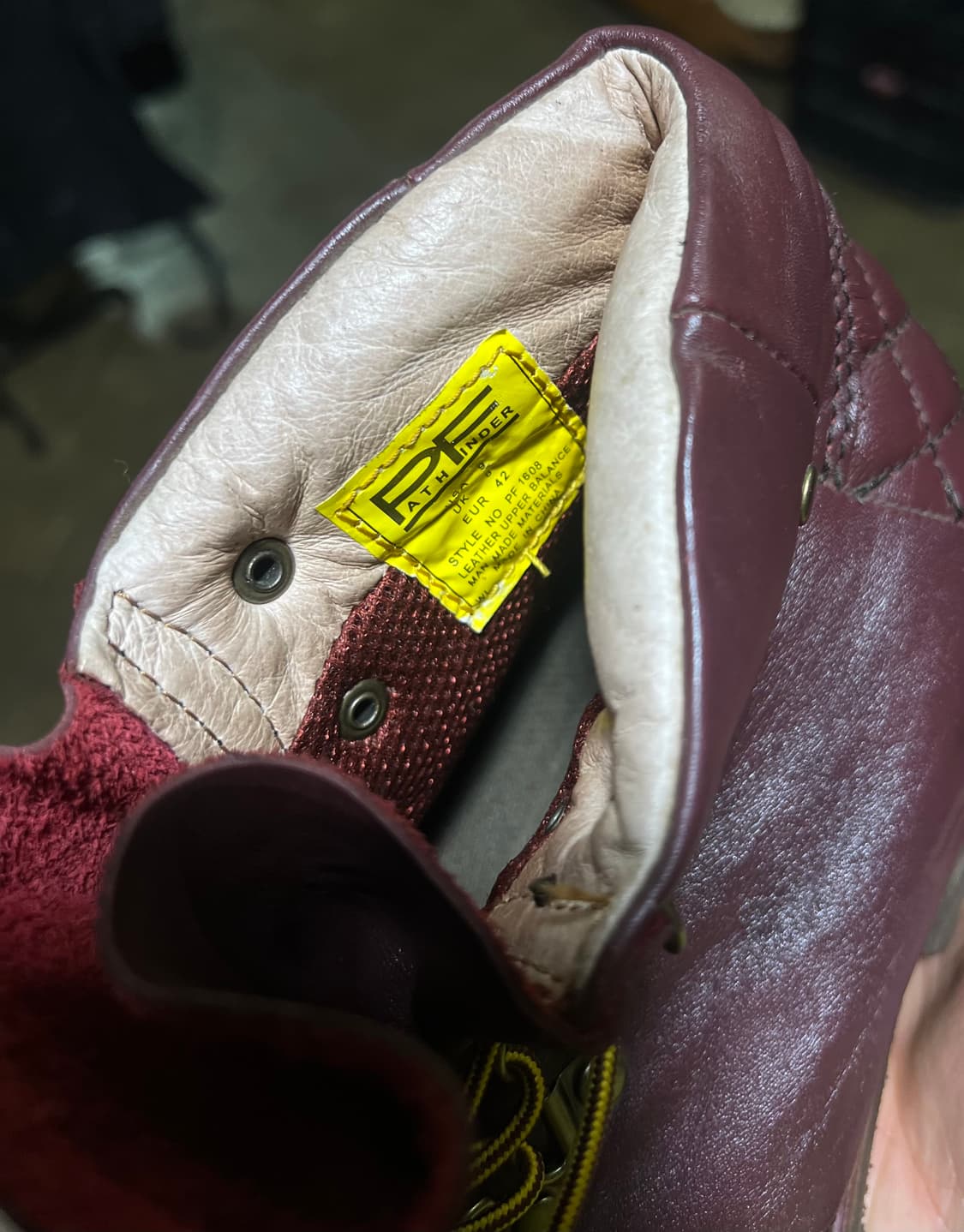 패스파인더 1608 QUILTING BOOTS (WINE) 상품이미지2