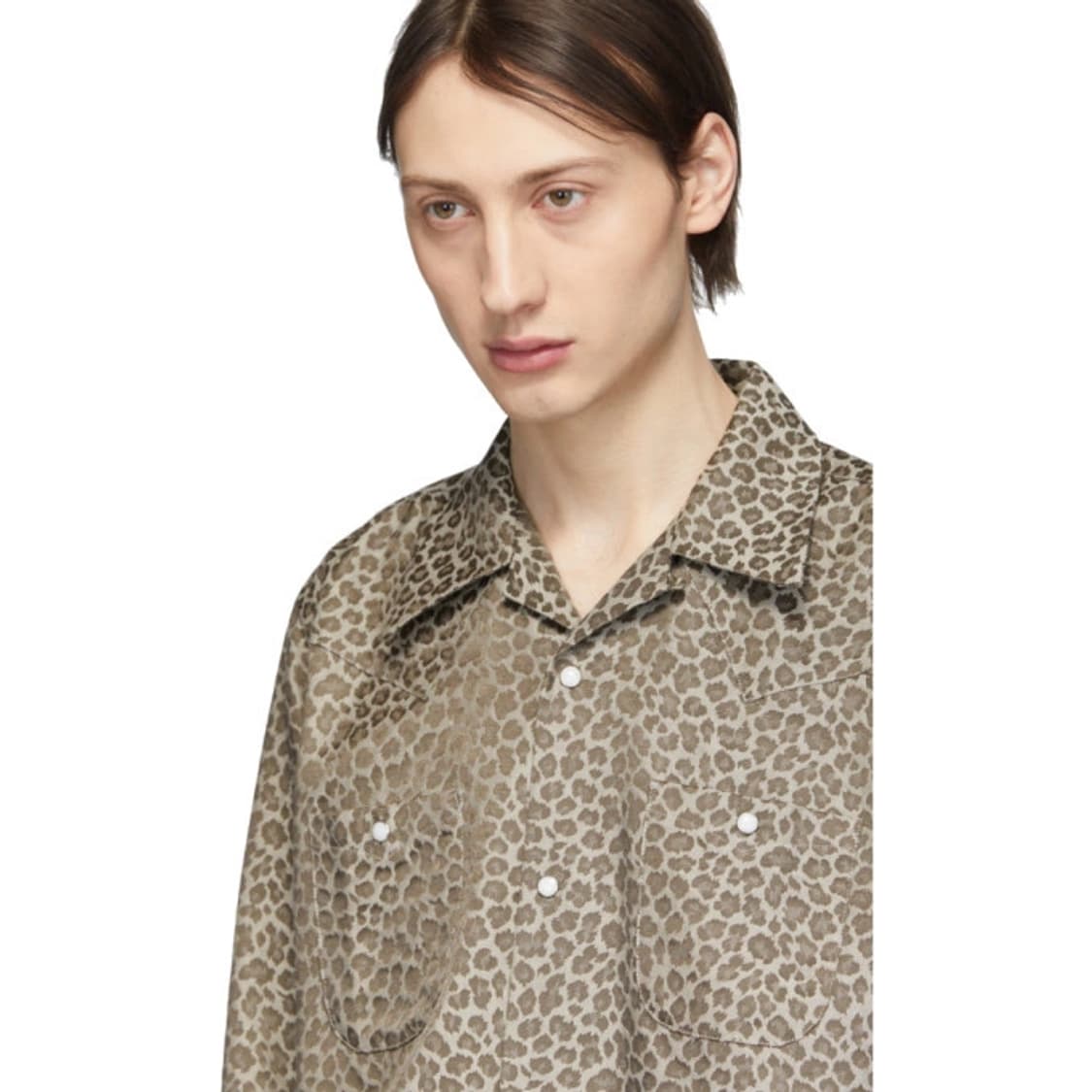 [M] 니들스 레오파드 셔츠 상품이미지2