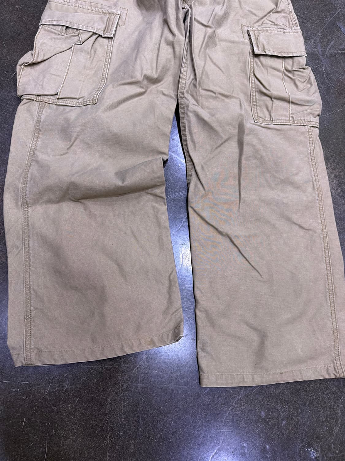 HCO 빈티지 데미지 워싱 카고팬츠 베이지 32 상품이미지6